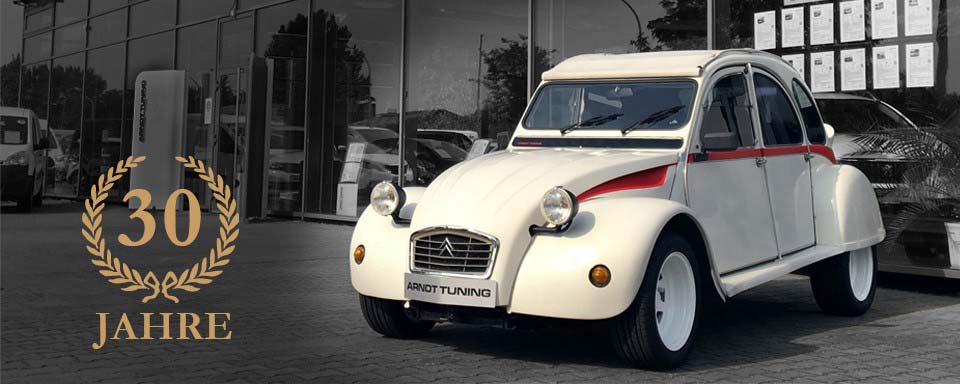 Citroen 2cv Arndt tuning mit Breitreifen