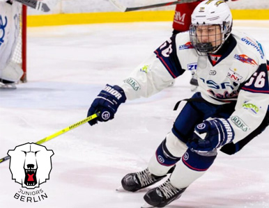 Jugendlicher Eishockeyspieler