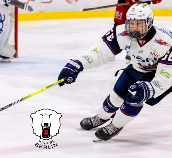 Jugendlicher Eishockeyspieler