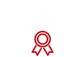 Dokument-Symbol mit rotem Siegel – Transparente & seriöse Kalkulation
