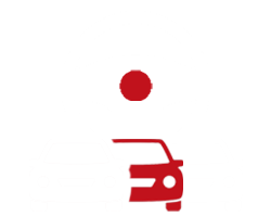Modellvielfalt Symbol mit Lenkrad und drei Autos – Fahrzeugauswahl und Vielfalt